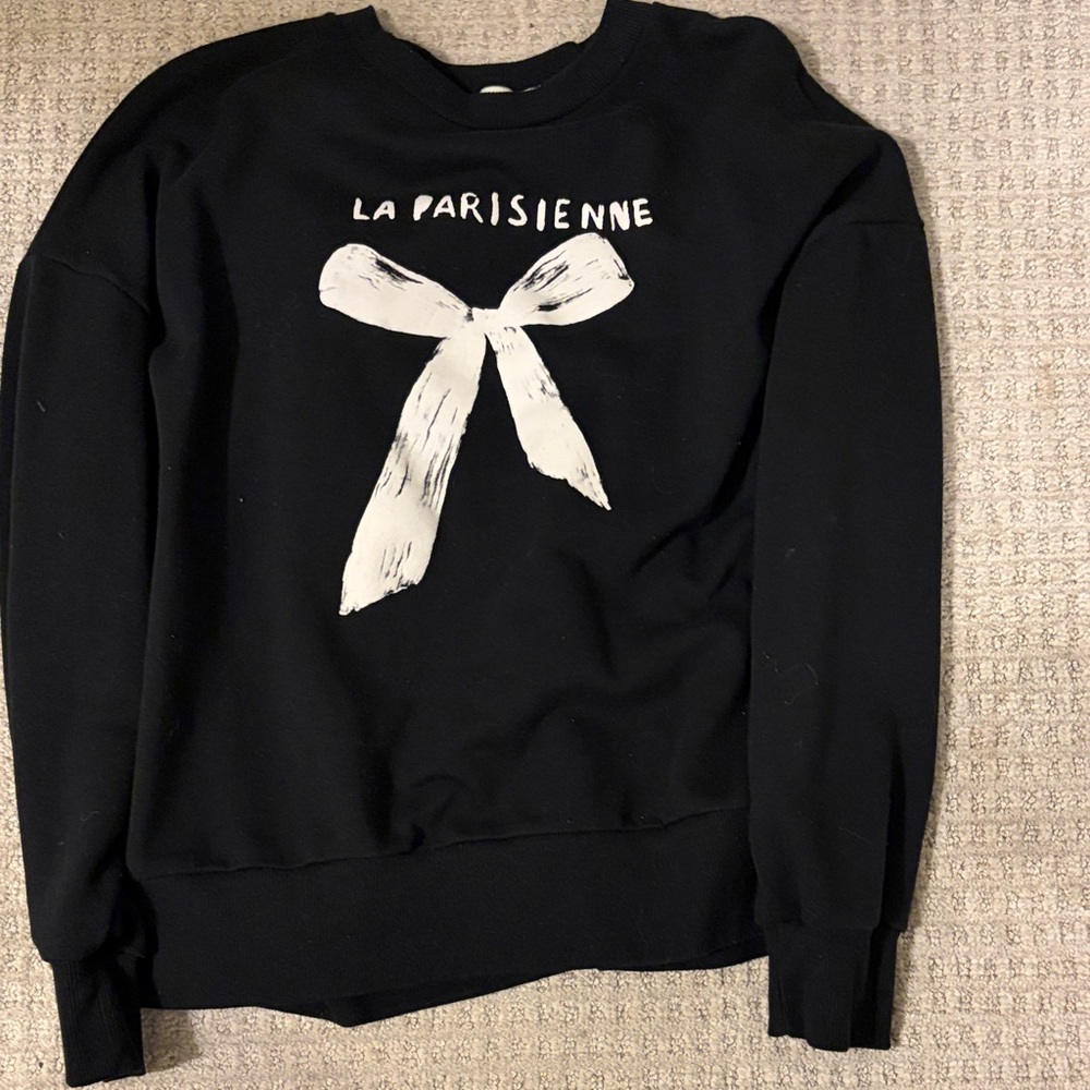 Black Paris sweatshirt